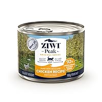 Ziwi Peak, Canned Wet Cat Food All Natural High Protein, Grain Free, Limited Ingredient, with Superfoods, 6.5 Ounce (Pack of 12)