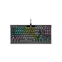 K70 RGB Tenkeyless Mechanical Gaming Keyboard - CHERRY MX SPEED Switches, Aluminum Frame, Per-Key RGB Backlighting, Detachable USB-C Cable