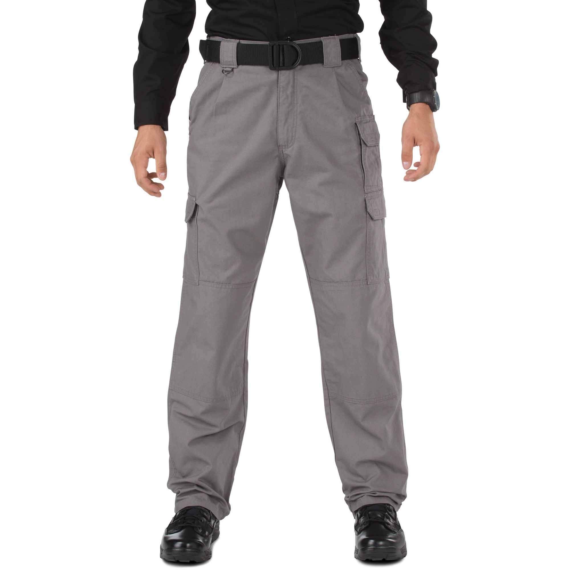 5.11 Tactical Men's Active Work Pants, Superior Fit, Double Reinforced, 100% Cotton, Style 74251