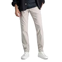 Haggar Men's The Active Series Slim/Straight Fit Flat Front Pant