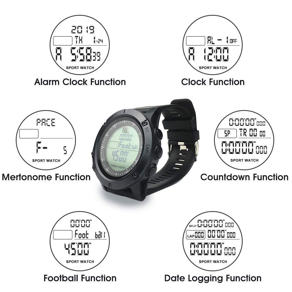 Mua Fcxjtu Stopwatch 10100 Lap Split Memory Digital Stopwatch Timer Calendar Alarm Pace Mode 3062