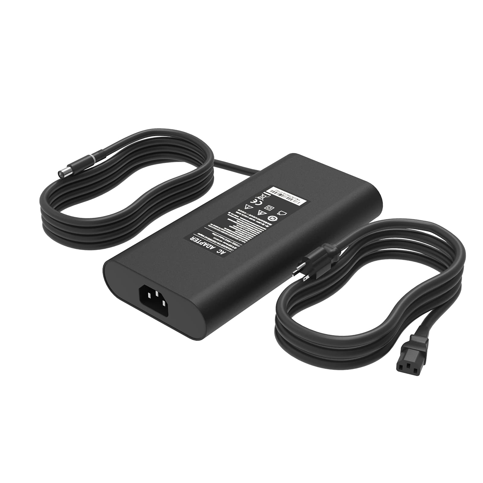 Mackertop 240W AC Adapter Charger 19.5V 12.3A Laptop Power Supply Compatible with Dell Precision 7730 7720 7520 M6800 M6500 M6600, Dell Alienware M...
