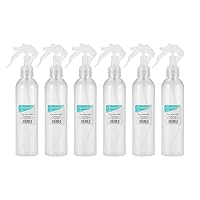 Spray Bottles, Travel-Sized, Clear, Empty Bottles, For Hair Product & Skincare On-The-Go, Mist Plants, Surface Cleaner, Refillable & Reusable Spray Bottle, Mess-Free, 8 oz., 6 Count
