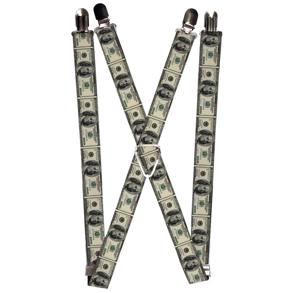 Buckle-Down Unisex-Adult's Suspender-Money
