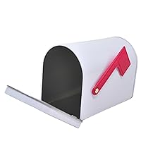 Mini Tinplate Mailbox, Mini Mailbox for Kids Classroom Exchange Cards Candy Gifts Treat Storage Box for Girls & Boys Valentine's Greeting Cards Supplies by 4E's Novelty