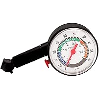 Performance Tool 1145 Tire Pressure Gauge, Reading from 5 to 55 PSI, Tough ABS Construction