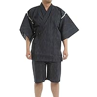 Men's Japan Kimono Jimbei SIJIRAORI 100% Cotton.