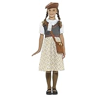 Smiffys Evacuee School Girl Costume