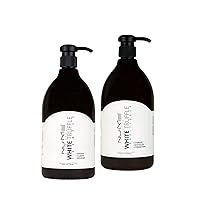 NuMe Hydrating Anti-frizz Paraben free Shampoo and Conditioner Duo for Dry Hair - White Truffle, Black Orchid, Jasmine and Evening Primrose, 32 Ounce