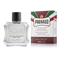 Proraso Proraso After Shave Balm for Men, Nourishing for Coarse Beards, with Sandalwood and Shea Butter, 3.4 fl. oz.