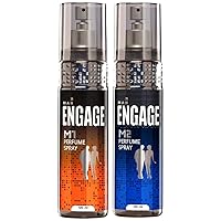 NIMAL M2 Perfume Spray For Men, 120ml And Engage M1 Perfume Spray For Men, 120ml