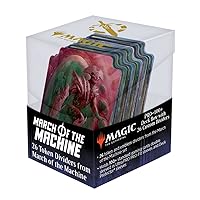 Ultra Pro - March of the Machine Token Divider W/Clear Deck box for MTG, Store & Protect Gaming Cards, Valuable Trading Cards, High Visibility Deck Box for Gaming