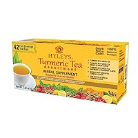 Hyleys Turmeric with Green Tea Assorted Flavors - 42 Tea Bags
