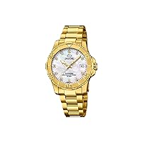 JAGUAR J898/1 Woman Collection 34mm White Case with Plated Steel Strap