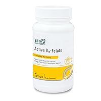 Active B12-Folate Lozenges - Vitamin B12 Supplement (Methylcobalamin) with Methyl Folate - Mood & Energy Support Methyl B-12 Lozenge - Tastes Great (60 Dissolvable Tablets)