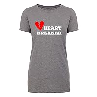 Valentine's Day Heart Breaker T-Shirts, Woman's Graphic Tee, Heart Breaker Shirt - Heart Breaker