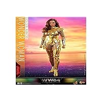 Hot Toys Wonder Woman with Golden Wing Armor 1984 Wonderwoman (Deluxe Version) MMS578 Movie Masterpiece Series Collectible Beautiful Action Figure Gal Gadot Ready to Ship