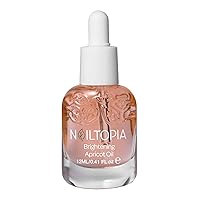 Nailtopia Fresh Apricot Oil - Nail and Cuticle Oil - Anti-Aging Dry Skin Softener for Cuticles - Nail Repair and Cuticle Care Treatment - 0.41 oz