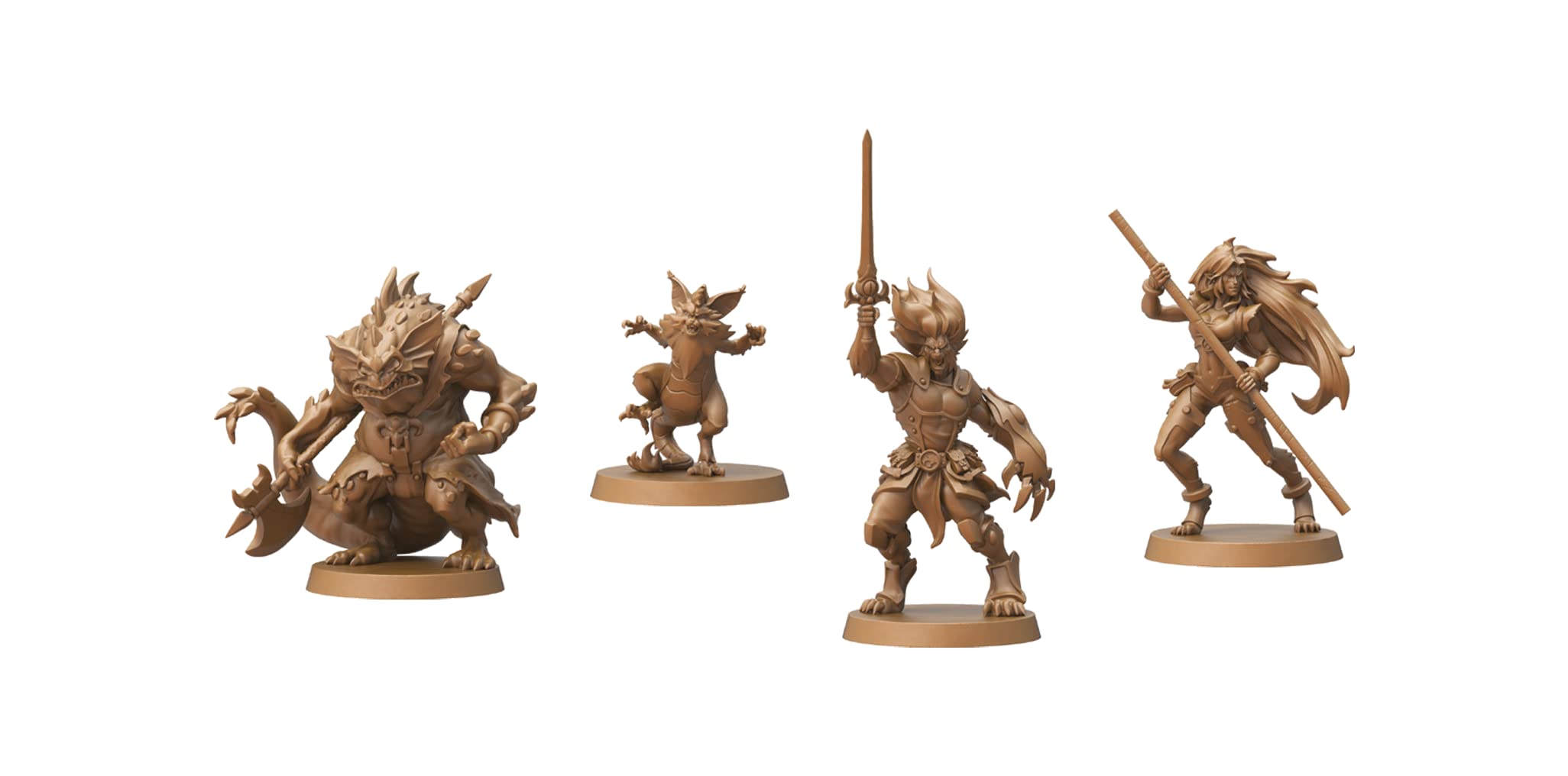 Zombicide Thundercats Character Pack #1 | Set of Thundercats Miniatures Compatible with Zombicide Black Plague and Greene Horde | Ages 14+ | 1-6 Players | Average Playtime 60 Minutes | Made by CMON