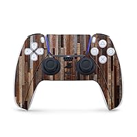 MightySkins Gaming Skin for PS5 / Playstation 5 Controller - Woody | Protective Viny wrap | Easy to Apply and Change Style | Made in The USA