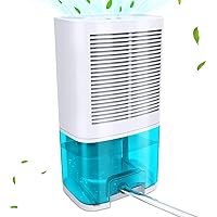 Dehumidifier 68oz(2000ml) Small Dehumidifier with Drain Hose for Up to 650 sq.ft Ultra Quiet Mini Portable Air Dehumidifier for Home Basements Bathroom Bedroom Closet Kitchen RV