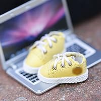 Casual Shoes for Ob11,DDF,Body9,1/12 BJD,GSC Doll Accessories Bjd Doll Toy Shoes (Yellow)