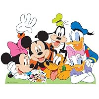 STAR CUTOUTS Ltd SC1062 Mickey Mouse and Friends Card Board, Group Cut Out, 99 x 137 x 99 cm