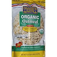 Coach's Oats100% Whole Grain Organic Oatmeal, 4.5 lbs (72 oz)