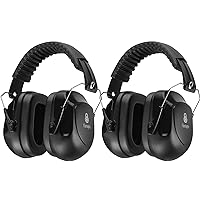 2 Pack Noise Canceling Headphones For Adults Kids, Professional Shooting Ear Protection Ergonomic Design, Thickened Headband Ear Muffs For Noise Reduction For Shooting, Construction, Power Tools