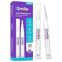 iSmile Teeth Whitening Pen - 35% Carbamide Peroxide, No Sensitivity, Travel-Friendly, Easy to Use, 2mL, 2 Pack