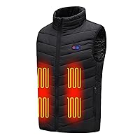Smart Electric USB Charging Heated Vest, Heated Vest for Men and Heated Vest Women 3 Heating Levels 11 Heating Zones