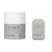 Baebody Retinol Cream Moisturizer & Tea Tree Oil Serum Bundle