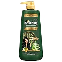 Kesh King Ayurvedic Anti Hairfall Shampoo Reduces Hairfall, 21 Natural Ingredients With The Goodness Of Aloe Vera, Bhringraja & Amla For Silky, Shiney, Smooth Hair (600 ml (Pack of 1))(green)