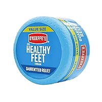O'Keeffe's Healthy Feet Foot Cream for Extremely Dry, Cracked, Feet, 6.4 Ounce Jar, (Pack of 1)
