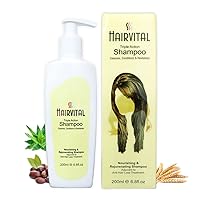 SALVE Hairvital shampoo a unique bi phase shampoo which cleanses, conditions and revitalizes with Aloe Vera, Wheat Germ protein, jojoba oil and vitamin E 200ml.