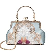 n/a bag embroidery and cheongsam dress, elegant retro handbag, antique handbag, hand held