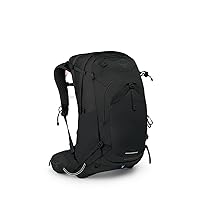Osprey Manta 34L Men's Hiking Backpack with Hydraulics Reservoir, Black