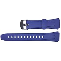 Casio watch strap watchband Resin Blue W-752-2AW