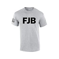 FJB Funny Political Humor F Joe Biden Conservative Republican Men's Short Sleeve T-Shirt