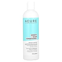 ACURE Smooth + Glow Conditioner, All Hair Types, Marula Oil & Shea Butter, 12 fl oz (354 ml)
