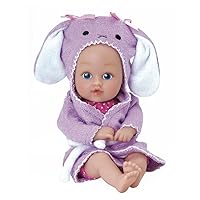 Adora Baby Bath Toy Bunny, 8.5 inch Bath Time Baby Tot Doll with QuickDri Body
