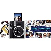 Fujifilm Instax Mini 40 Instant Camera with Contact Sheet Film - 10 Exposures Bundle (600022193)