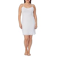 Jones New York Women's Silky Touch 38 Spaghetti Strap Anti-Cling Full Slip W/Lace