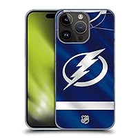 Head Case Designs Officially Licensed NHL Jersey Tampa Bay Lightning Hard Back Case Compatible with Apple iPhone 15 Pro