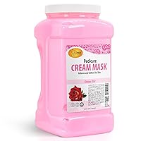 SPA REDI - Body and Foot Cream Mask, Sensual Rose, 128 Oz - Pedicure Massage for Tired Feet and Body, Hydrating, Fresh Skin - Infused with Hyaluronic Acid, Amino Acids, Panthenol, Comfrey Extract