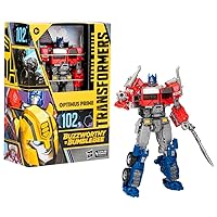 Hasbro Transformers: Rise of The Beasts Buzzworthy Bumblebee Studio Series 102BB Optimus Prime 16cm Action Figure