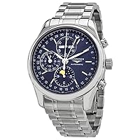 Longines Master Collection Men's Watch Moon Phase Chronograph Automatic Sunray Blue Dial L2.773.4.92.6 Chronograph, Chronograph