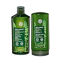 Yves Rocher Anti-Hair Loss Duet Hair Strengthening and Growth White Lupine Extract Shampoo and Balm-Conditioner Set