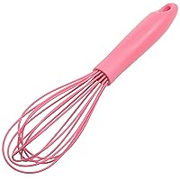 Chef Craft Premium Silicone Wire Cooking Whisk, 10.5 inch, Pink