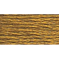 DMC 117-167 Mouline Stranded Cotton Six Strand Embroidery Floss Thread, Dark Yellow Beige, 8.7-Yard